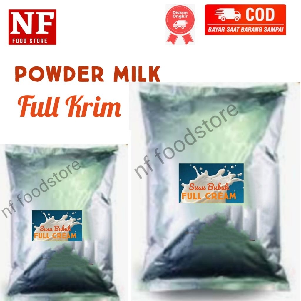 

Bubuk Powder Milk FullKrim Campuran Minuman dan Makanan