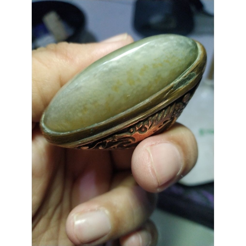 Batu Akik Pandan Semu Lumut Natural Unik