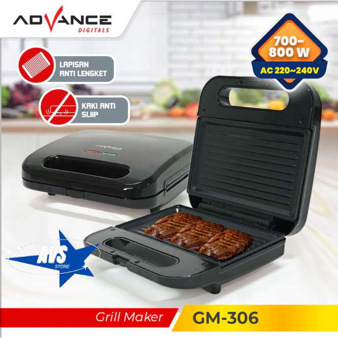 ADVANCE GRILL MAKER/CETAKAN GRILL GM 306