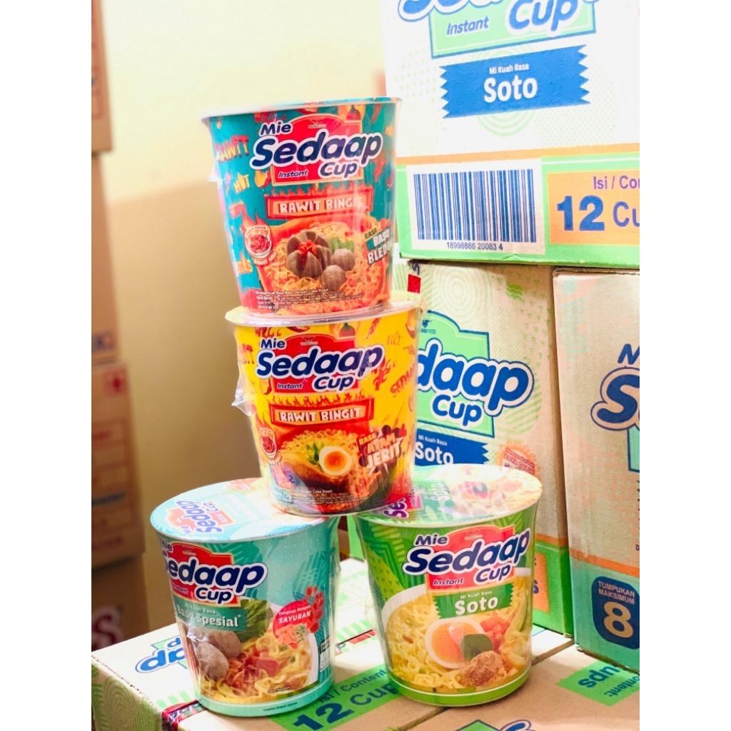 

1 DUS MIE SEDAP CUP ISI 12 PCS VARIAN RASA