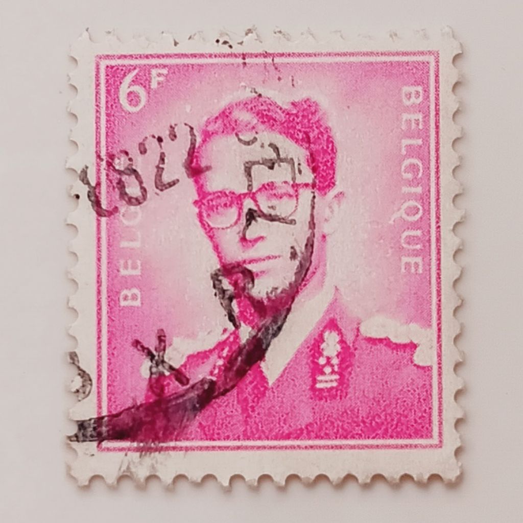 

(AE) Perangko Belgia 1958 King Baudouin Type "Marchand" - King Baudouin (1930-1993) 6 Franc Used