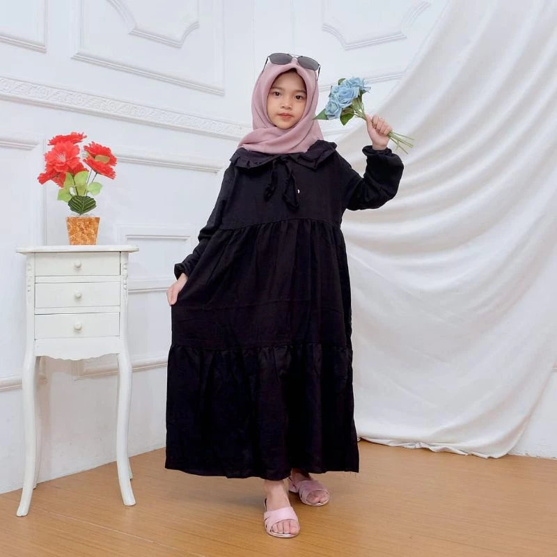 GAMIS ANAK PEREMPUAN DRESS MIDI ANAK 1-15 TAHUN