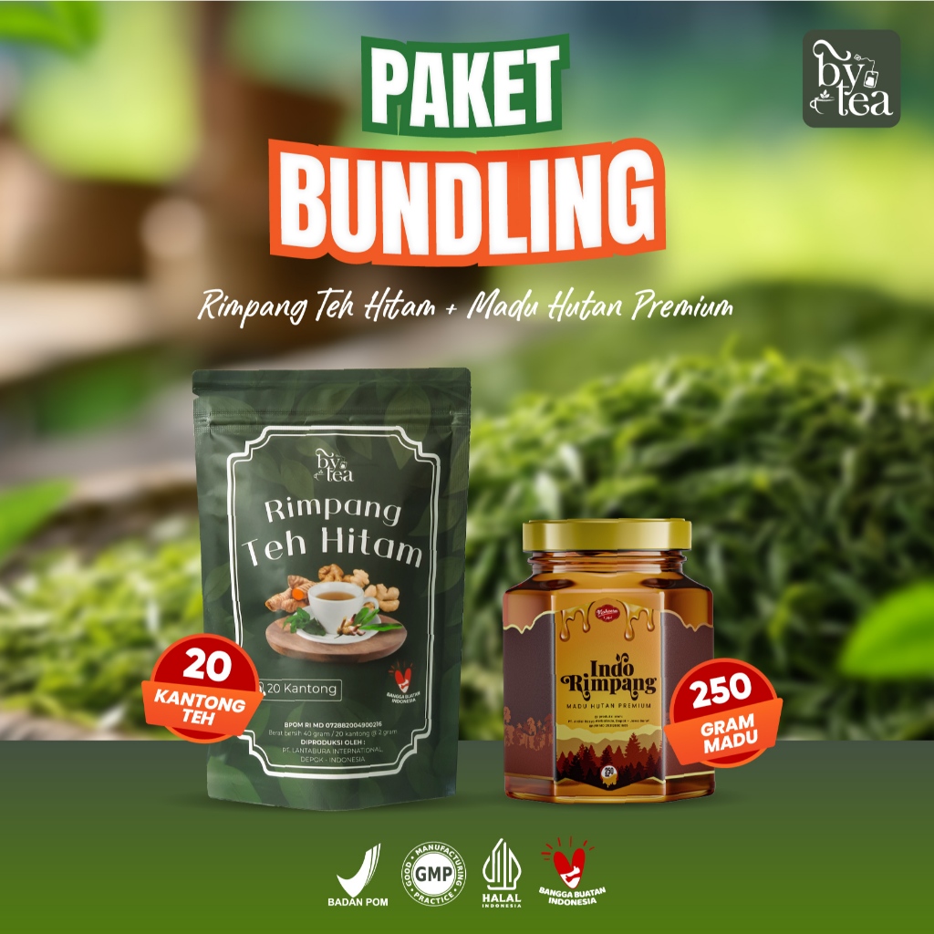 

[Paket Bundling] Bytea Teh Rimpang Hitam | Detox + Madu Hutan Premium 250gr Indo Rimpang