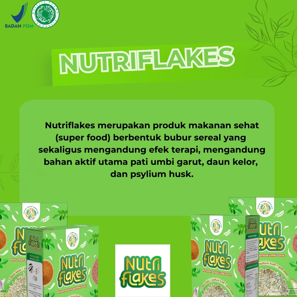 Nutriflakes Paket 3 Box Sereal Terapi Asam Lambung