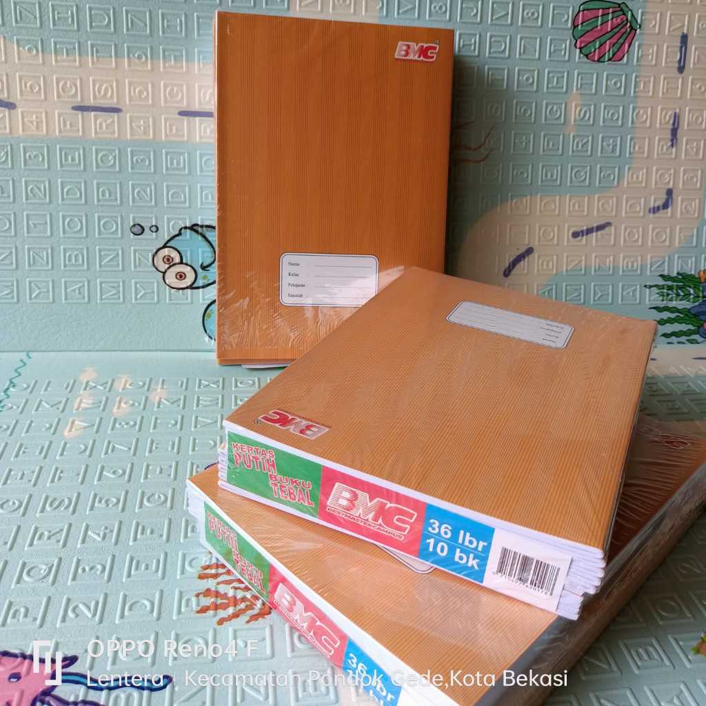 

Ay00! Buku Tulis BMC / ALFA campus Isi 36 / 10 buku Lembar Ukuran Boxi