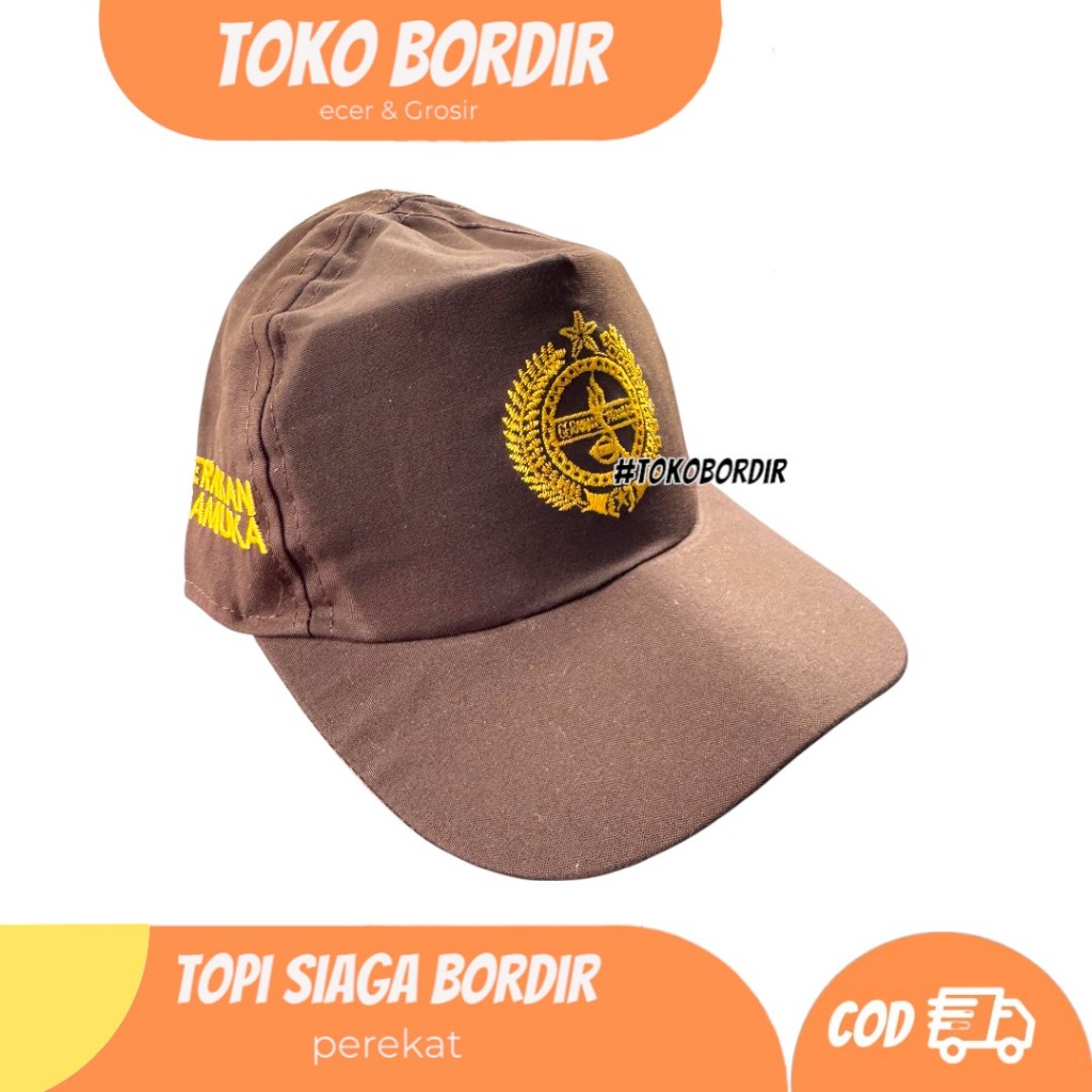 Topi Pramuka siaga / topi siaga / topi gerakan Pramuka