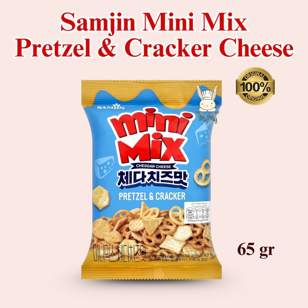 

Samjin Mini Mix Pretzel & Cracker cheese 65 Gr