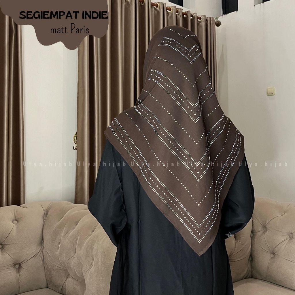 Ulya Hijab - Segiempat INDIE Swarovski PARIS by Ulya Hijab
