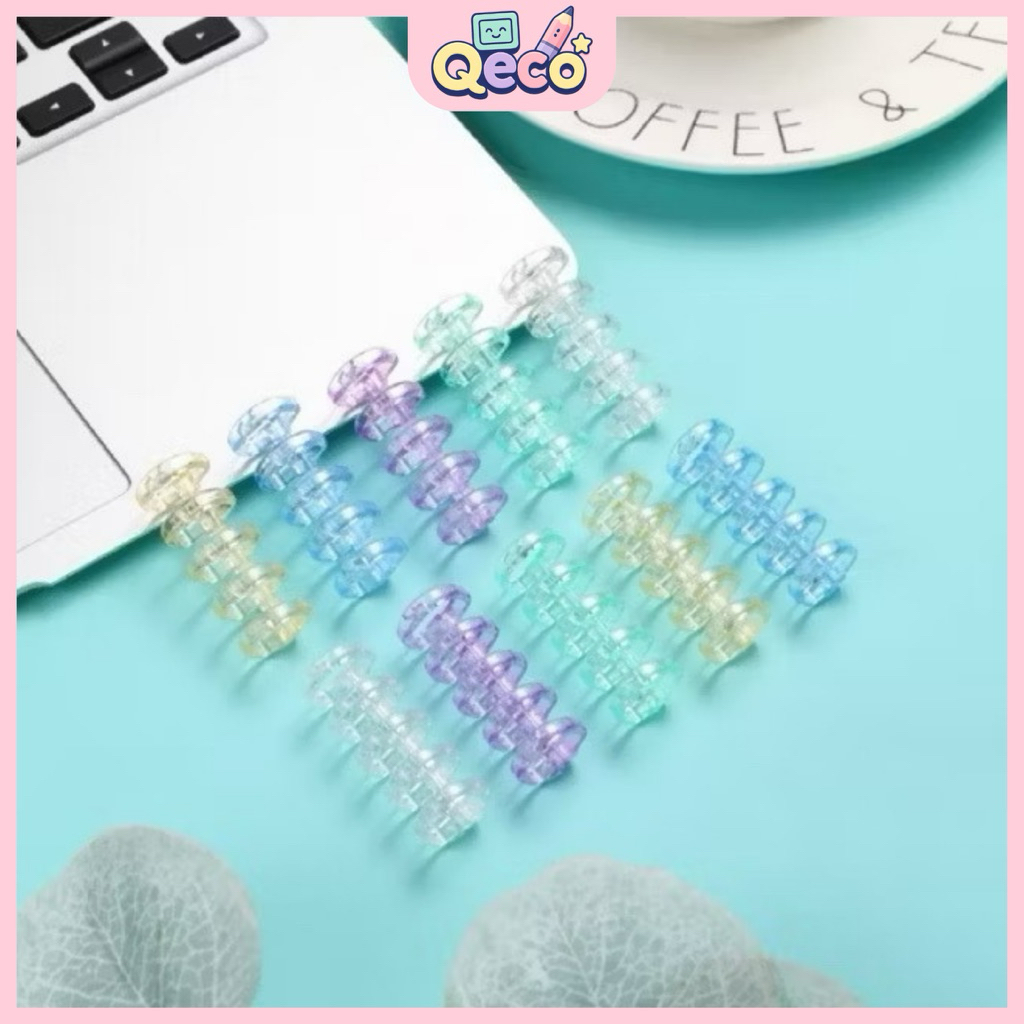 

Ring Binder 5 Lubang 360 Derajat - Warna Soft Pastel Transparan