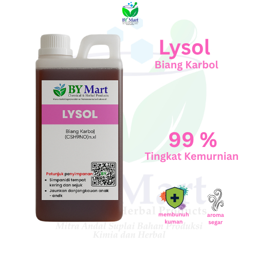 BY KIMIA & HERBAL - Lysol / lisol / Bibit Lysol / Bibit Karbol Aroma rumah sakit / Biang Karbol