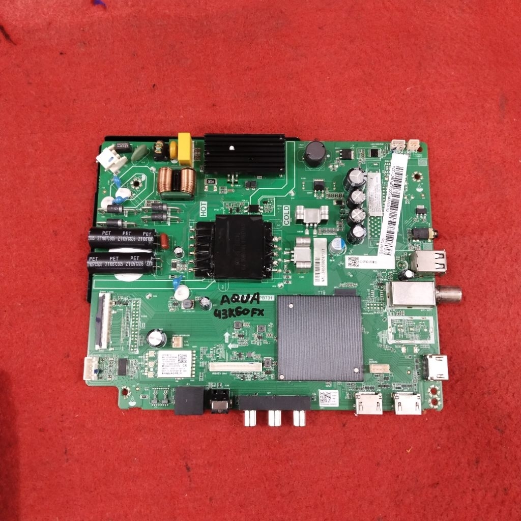 MAINBOARD TV AQUA 43K60FX MB MODUL TV DIGITAL