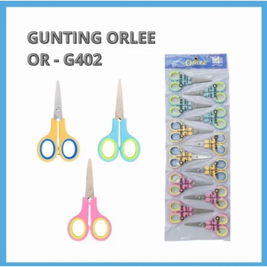 

Gunting kecil Orlee tajam anti karat / Gunting warna serbaguna