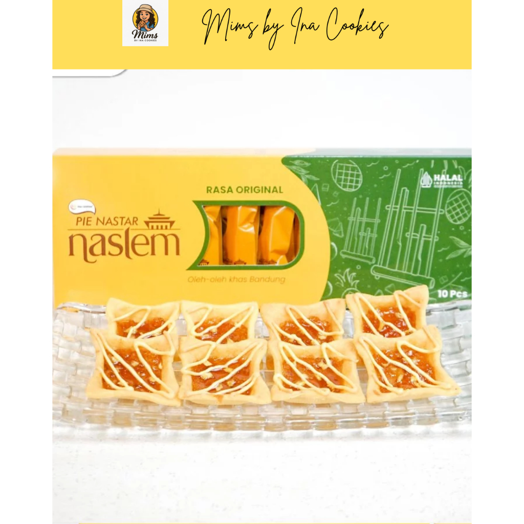 

Pie Nastar Naslem Original isi 10 pcs by Ina Cookies