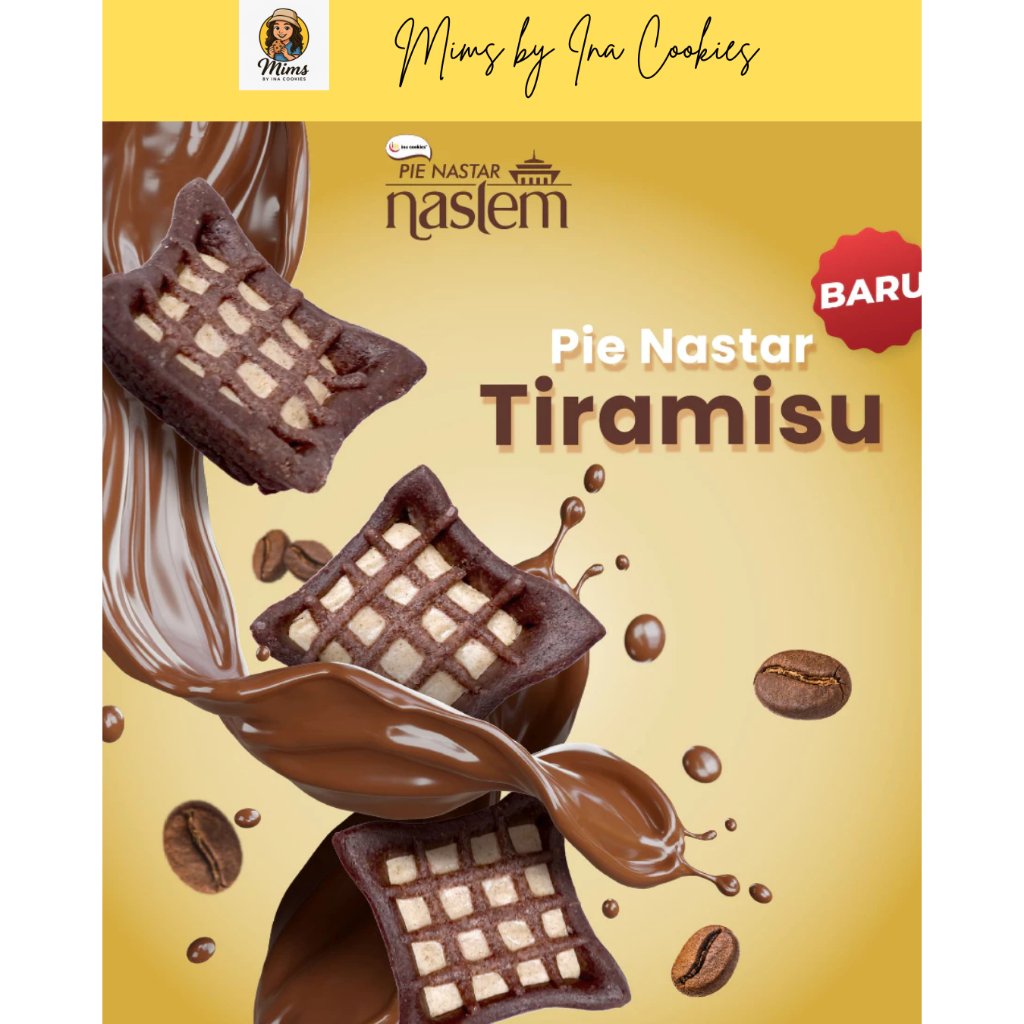 

Pie Nastar Naslem Tiramisu isi 10 pcs by Ina Cookies