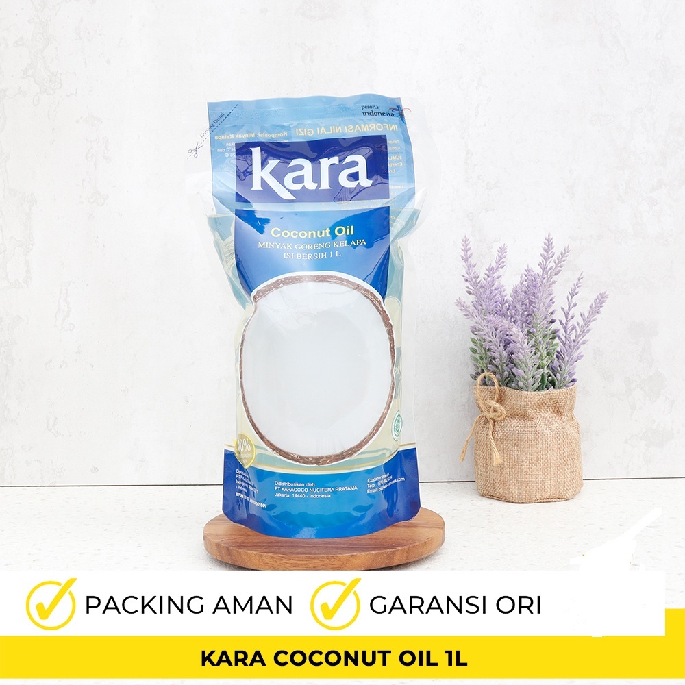 

Kara Minyak Kelapa / Kara Coconut Oil 100% Murni Kemasan 1 Liter