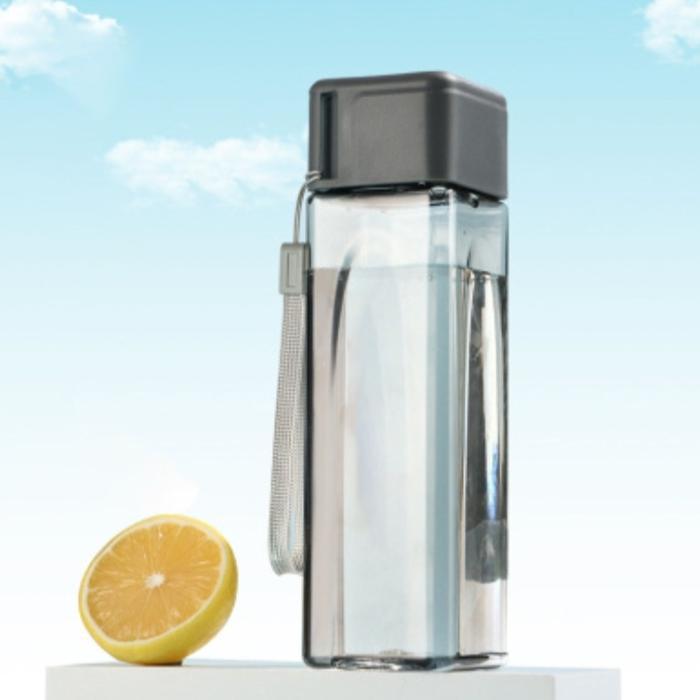 B ( B189 )  MY BOTTLE KOTAK / BOTOL MINUM KOTAK PLASTIK POLOS