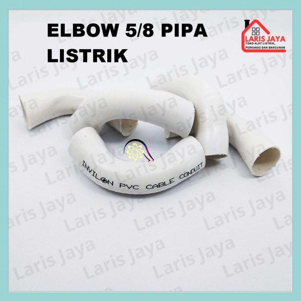 ELBOW LISTRIK 5/8 / BENGKOK PLASTIK PIPA LISTRIK 5 PER 8