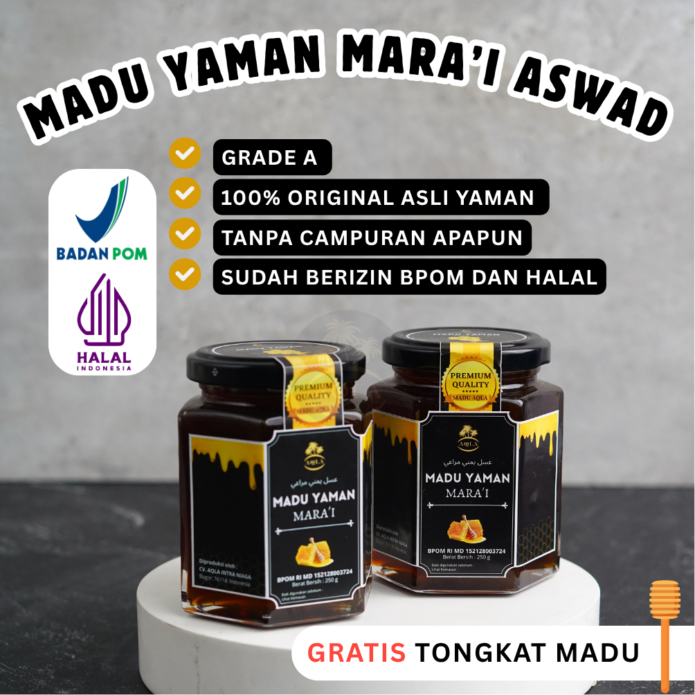 

MADU YAMAN MARAI BPOM / MADU MURNI ORIGINAL 100% PREMIUM GRADE A