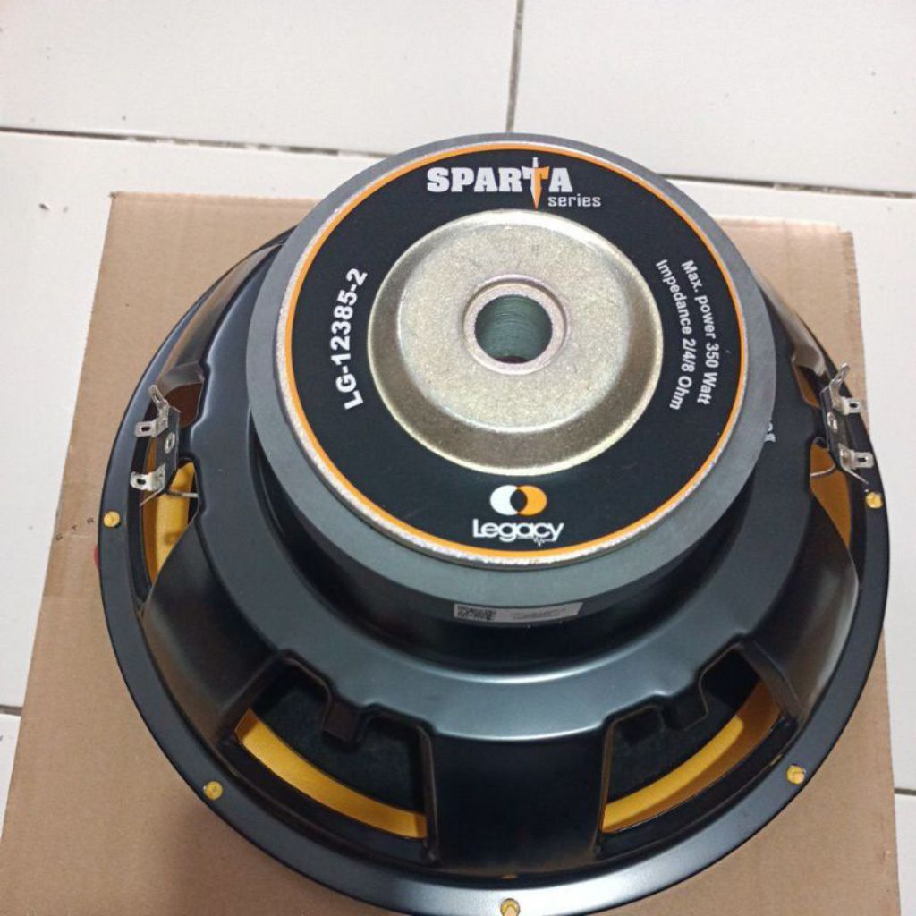 speaker legacy sparta 12 inc LG 12385 -2 SUBWOOFER