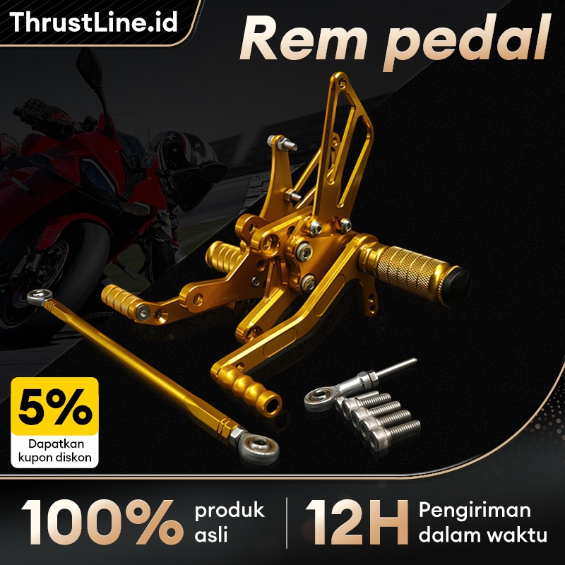 ThrustLine FOTSTEP RX KING CROM SE DUDUKAN STEP Footstep Step Pijakan Kaki Motor Foot step Belakang 