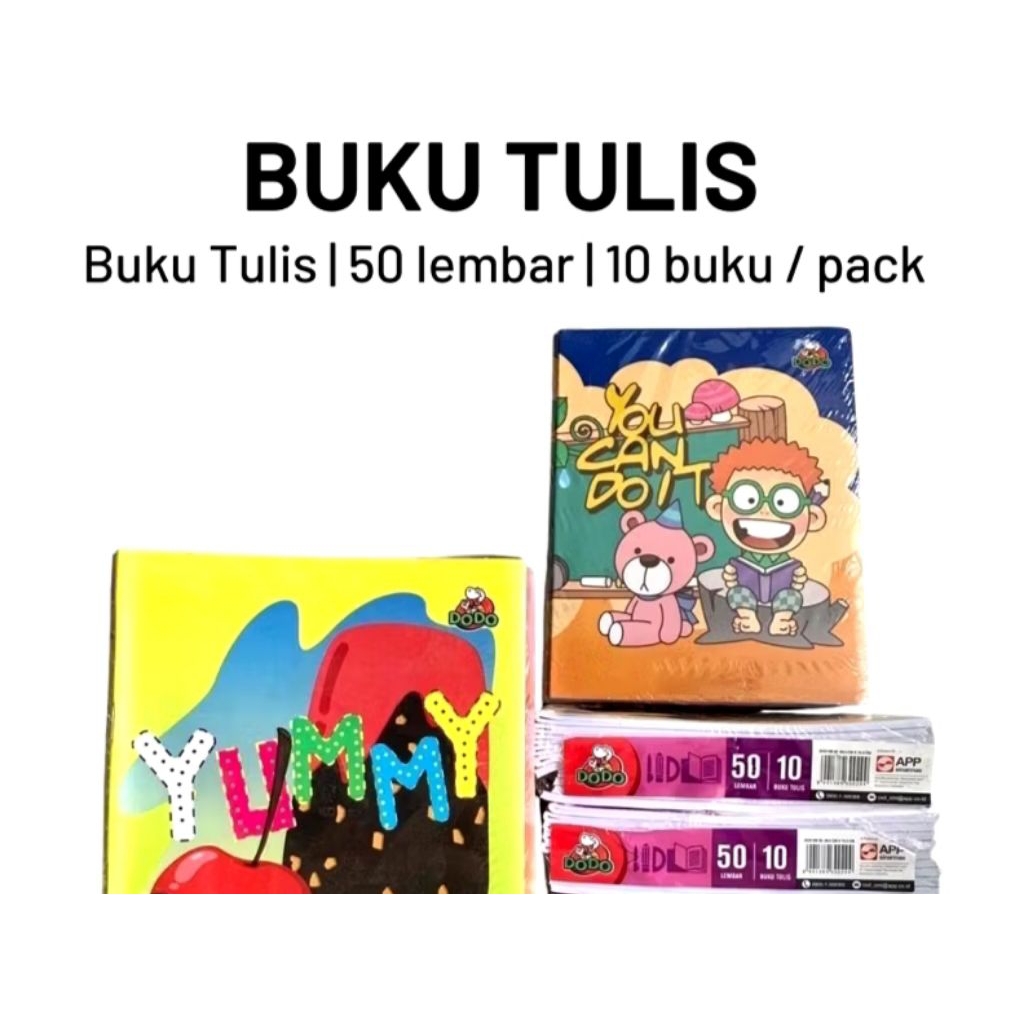 

Gbs BUKU TULIS DODO ISI 50 LEMBAR