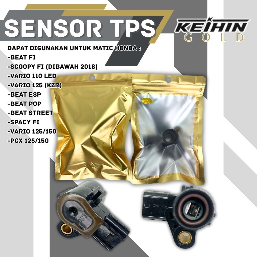 [ K-GOLD ] Sensor TPS Keihin K-Gold Beat FI Scoopy Vario K16 K44 K25 KZL Throttle Position Sensor