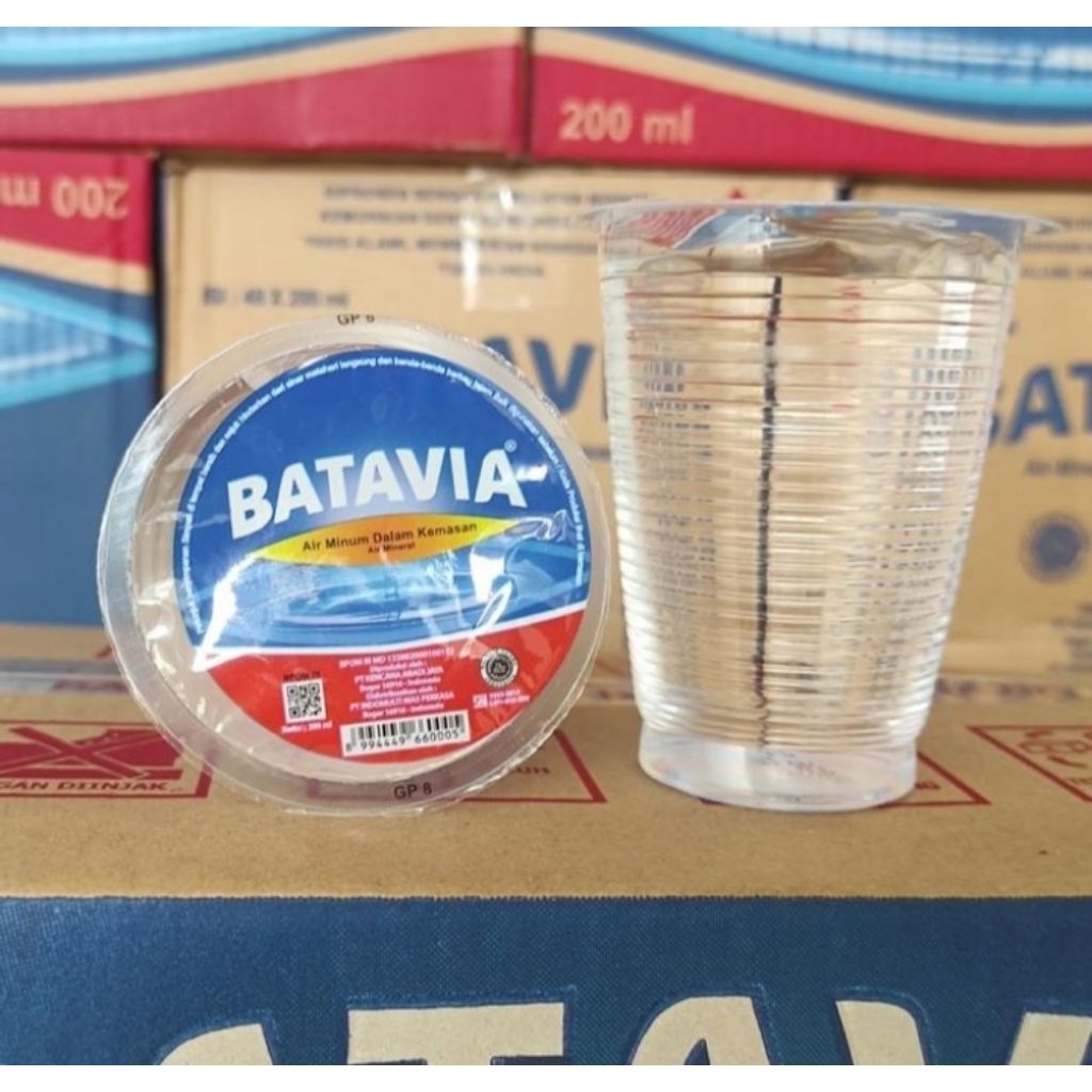 

AIR MINERAL BATAVIA GELAS 200ml ISI 48