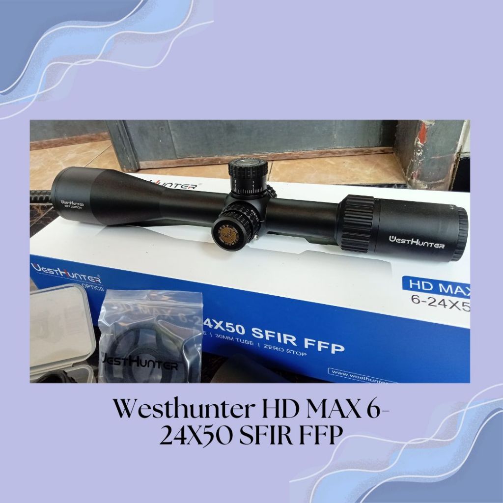 Teleskop Westhunter HD MAX 6-24X50 SFIR FFP - rel 22