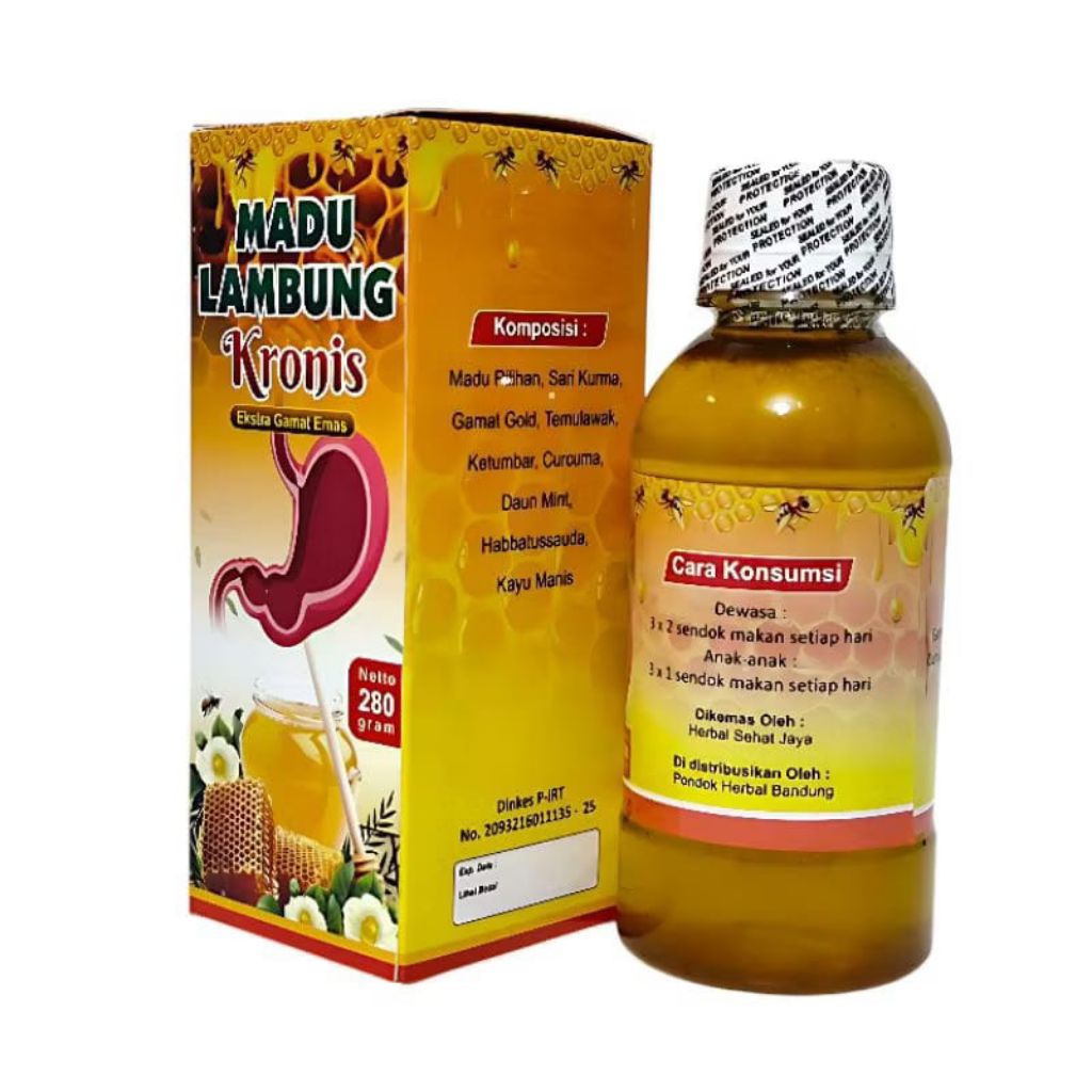 

Madu Herbal Lambung Gamat Emas 280 Gram Madu Lambung Kronis Madu Herbal Solusi Alami Atasi Asam Lambung Maag Gerd dan Gangguan Pencernaan