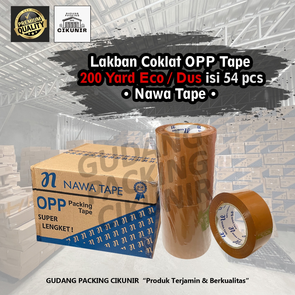 

Lakban Coklat 1 DUS 45mm x 200 Yard Ekonomis Termurah