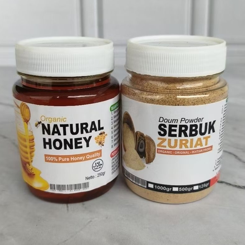 

Serbuk zuriat 125 Grm +Madu 250grm | paket Promil