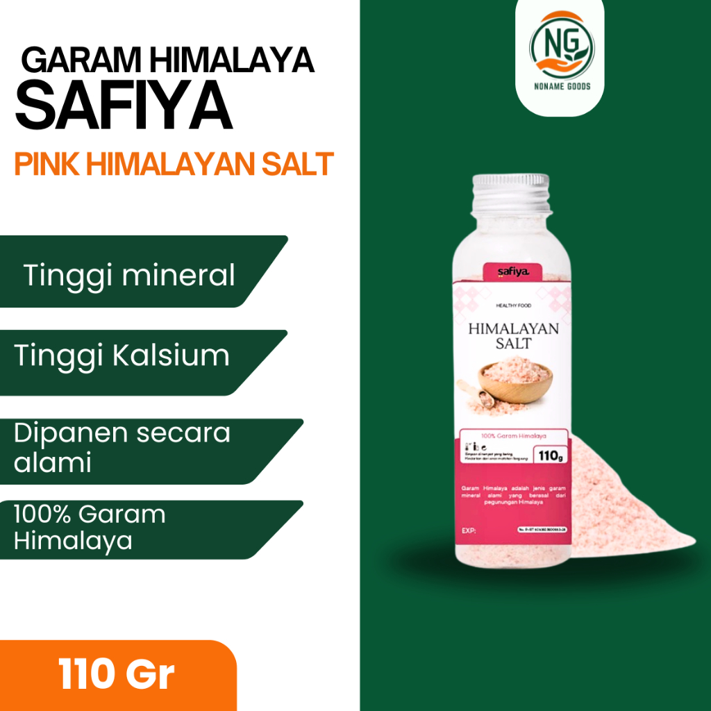 

GARAM HIMALAYA SALT SAFIYA 110 GR PINK HIMALAYAN SALT