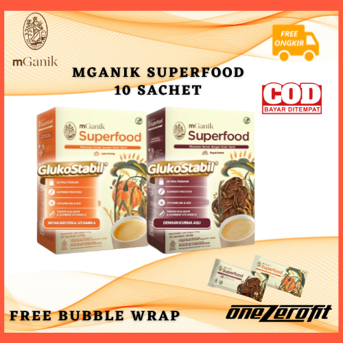 

Mganik Multigrain Superfood 250 Gram 10 Sachet M ganik MGanik Minuman Sereal Gula Darah Diabetes