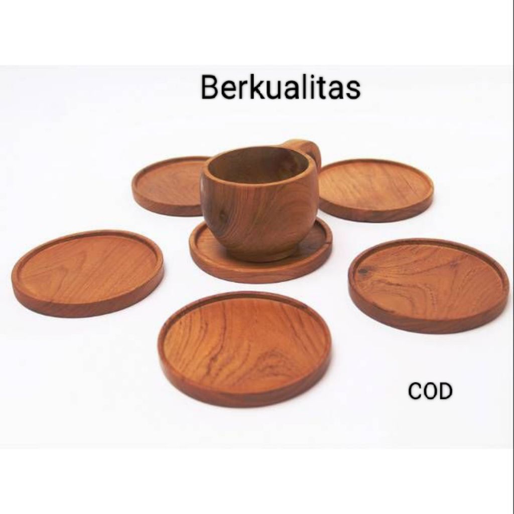Coaster Alas Gelas Kayu Tatakan gelas Kayu Tutup Gelas Kayu Tutup Saklar Kayu Penutup Saklar