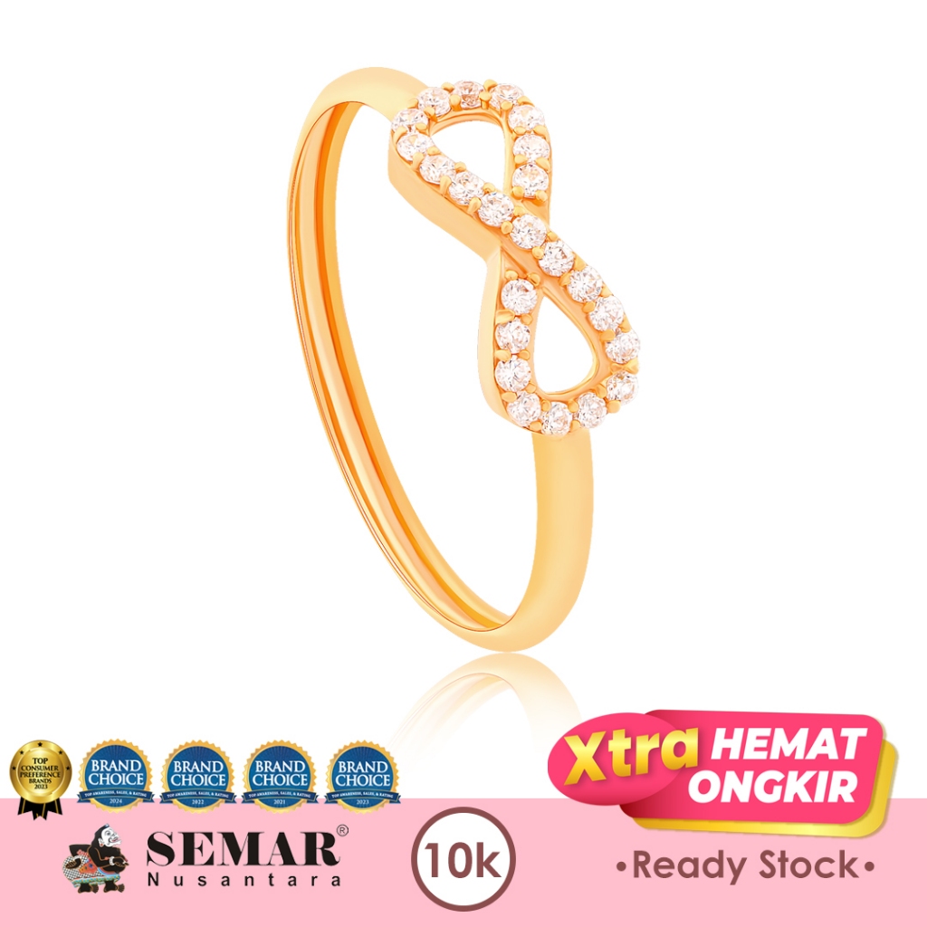 Cincin Emas Kylea Infinity Gold 10K Semar Nusantara