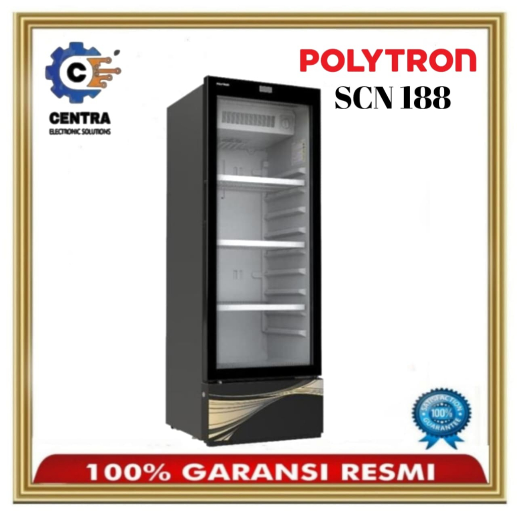 Showcase 1 Pintu Polytron 231 Liter SCN-188X