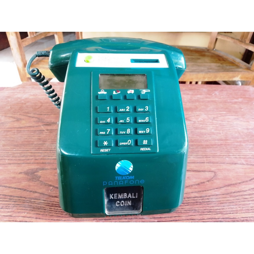 Telepon koin jadul merk Panafone display only