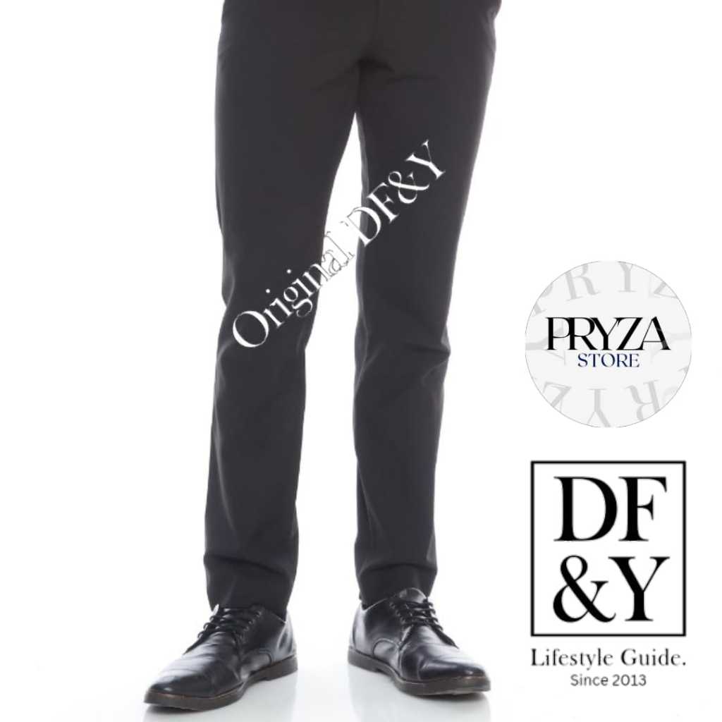 PRYZA Celana Dewasa Formal Hitam Putih Abu Navy Pria Model Terbaru Terpopuler Termurah Formal Casual