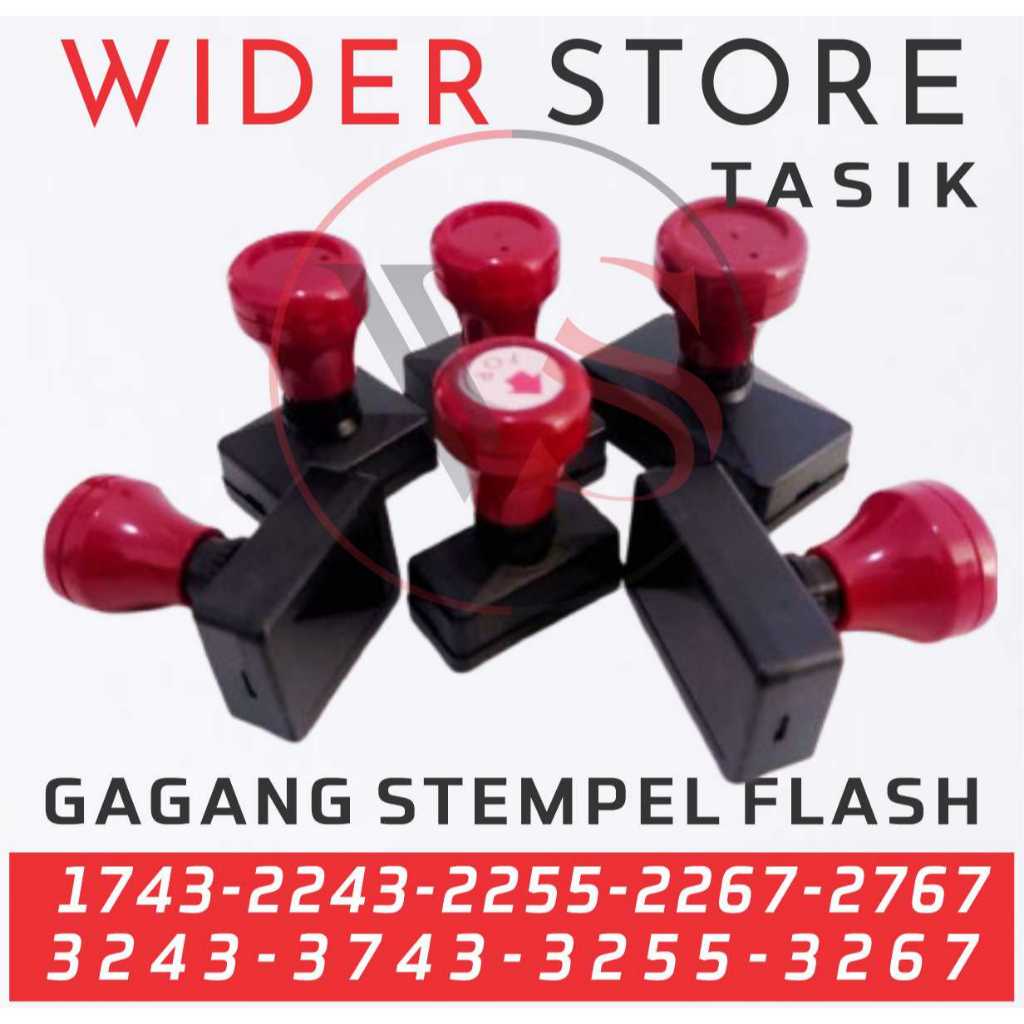 

gagang stempel flash CB ukuran persegi