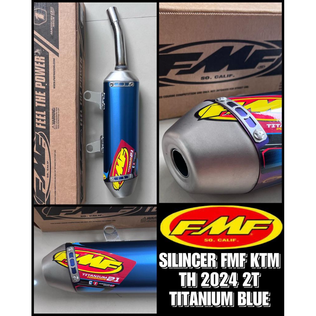 KNALPOT FMF 2.1 BLUE SHORTY KTM 2024 ORIGINAL