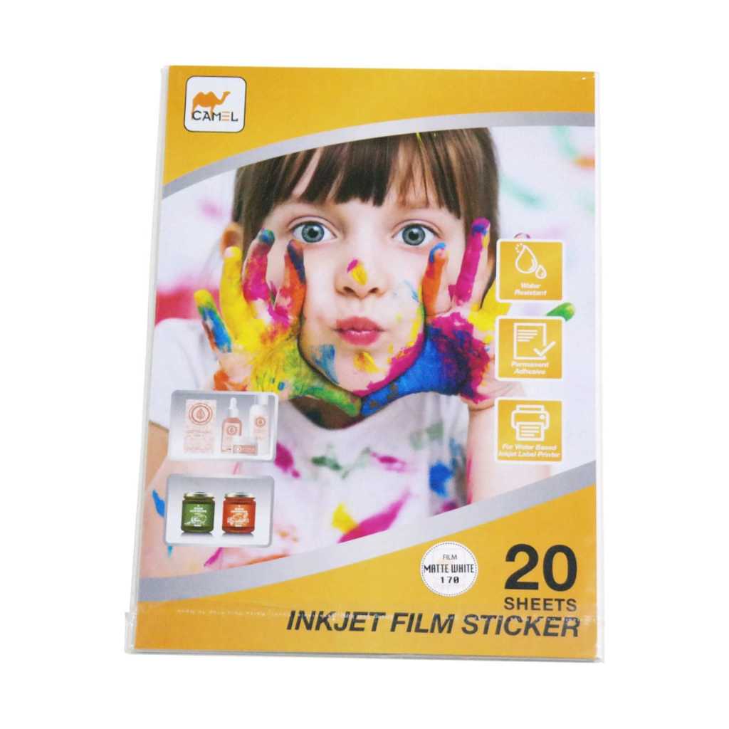 

Inkjet Film Sticker A4 - CAMEL - KERTAS STIKER / LABEL