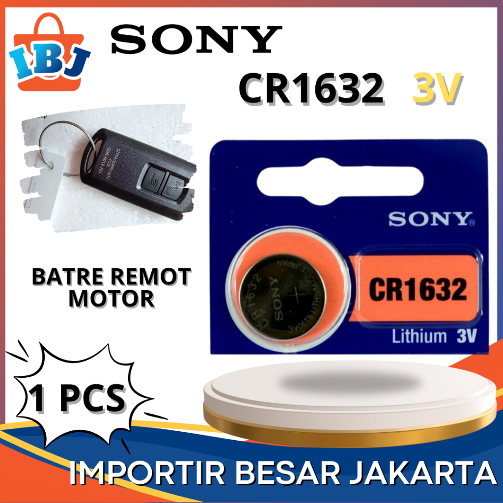 PALING MURAH Baterai Tongsis Bluetooth Yunteng 1632 CR1632 Original Sony Baterai Remot Remote Mobil 