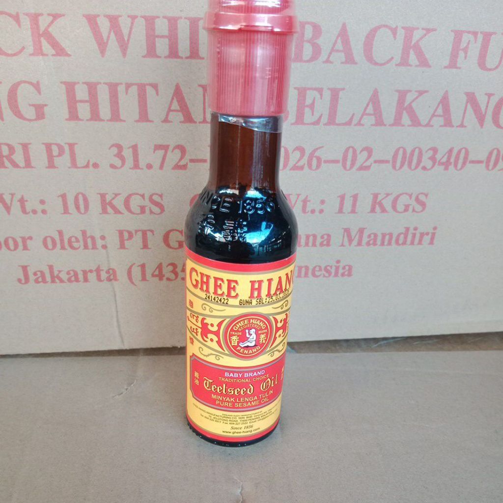 

Ghee Hiang Sesame Oil Minyak Wijen 155 Ml