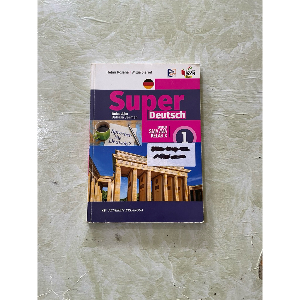buku bahasa jerman super deutsch sma 2 3 kelas 11 12 X1 erlangga K2013 revisi
