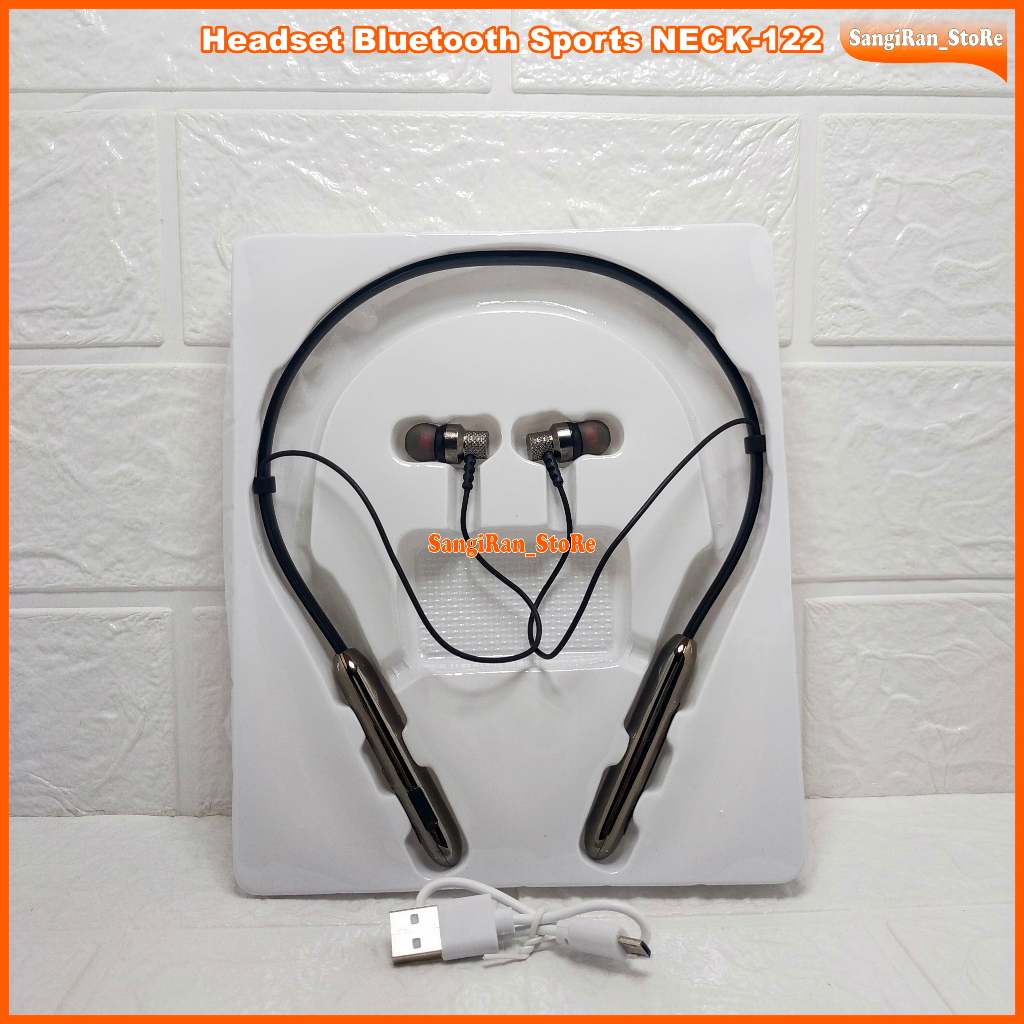 HEADSET HANDSFREE BLUETOOTH KW-122 NECK SPORT EARPHONE KW122