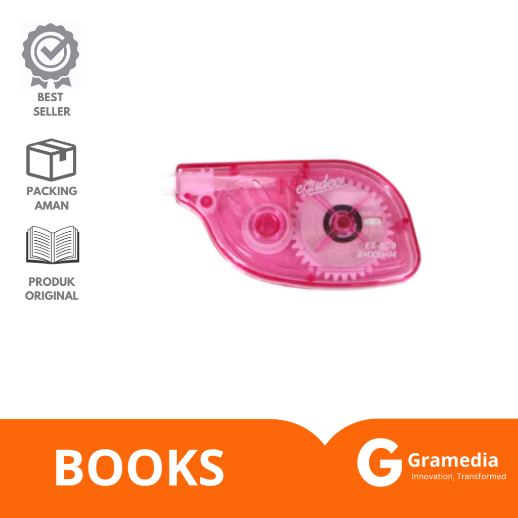 

Gramedia Lampung -CORRECTION TAPE ESTUDEE LIGHT&CLEAR PINK