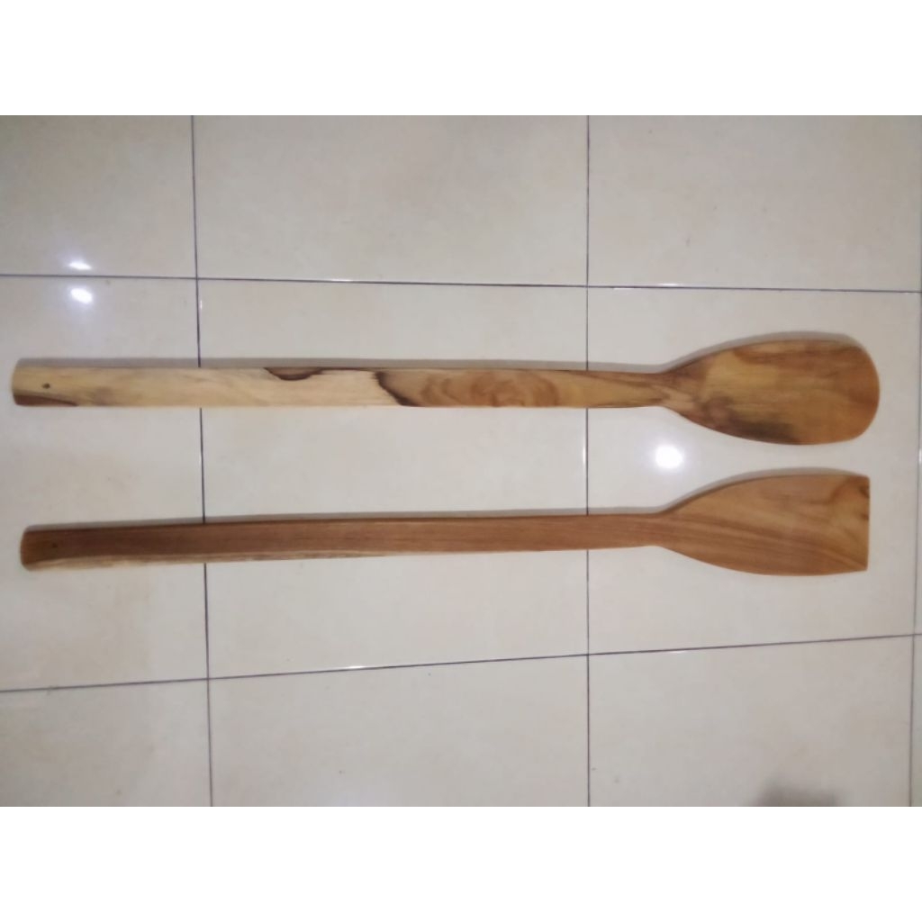 Udeg Jenang SUPER JUMBO 90-100cm x 11 cm/ dayung perahu/sutel centong kayu SUPER JUMBO/sudip sudu ka