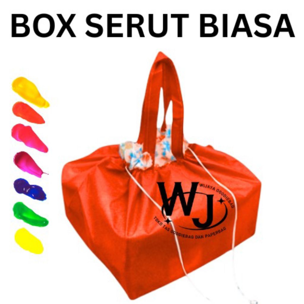 

Goodiebag Tas berkat Hajatan Kekinian serut uk 22x22 isi 12pcs