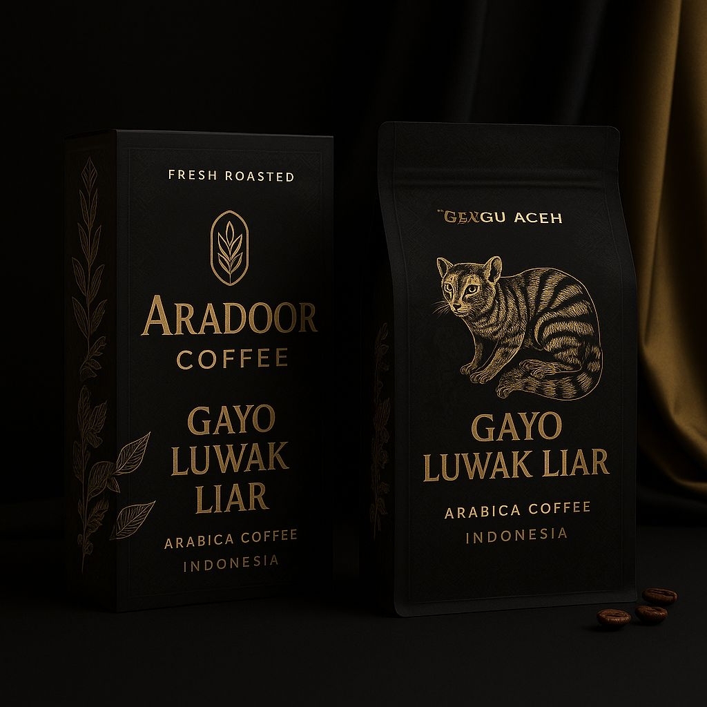 

Kopi Gayo Arabika Luwak Liar AraDoor Coffee