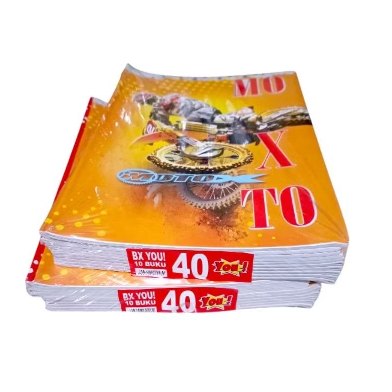 

BH01 Buku Tulis YOU 40 Ukuran Panjang/ Boxy I Pak Isi 10 Buku